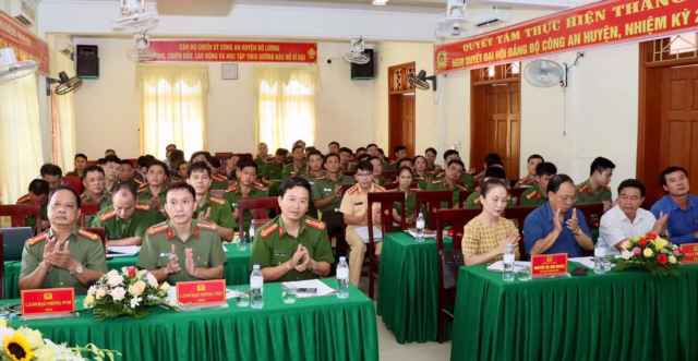 Sơ kết 3 tháng triển khai Công an chính quy đảm nhiệm các chức danh Công an xã