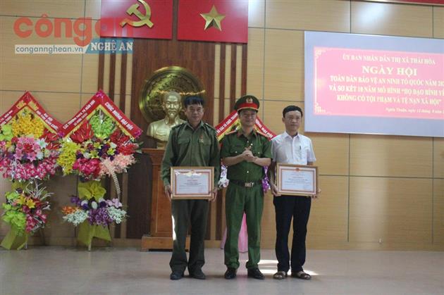 TX Thái Hòa Điển hình trong phong trào toàn dân bảo vệ an ninh Tổ quốc