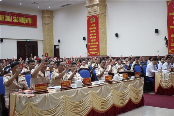 Phiên trù bị Đại hội Đảng bộ Công an tỉnh Nghệ An lần thứ XIV, nhiệm kỳ 2020 – 2025