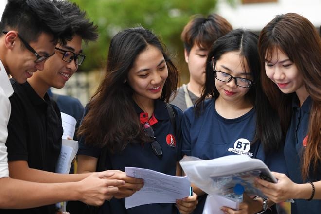 Nhiều trường đại học công bố điểm sàn xét tuyển