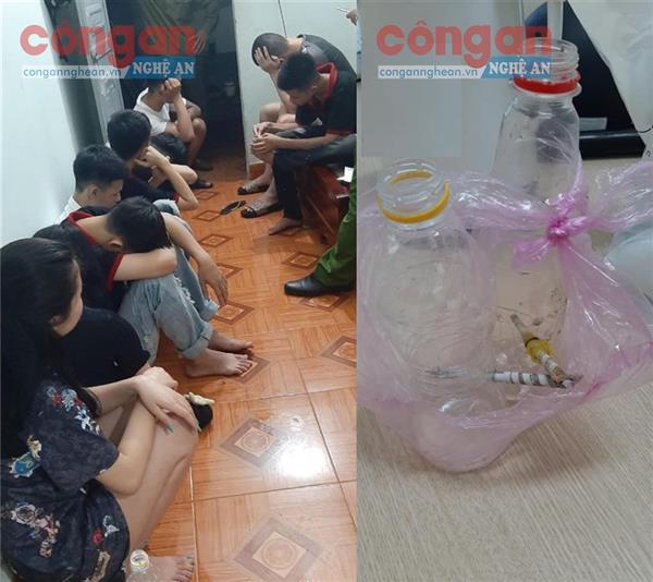 Bắt 8 đối tượng sử dụng ma túy tổng hợp