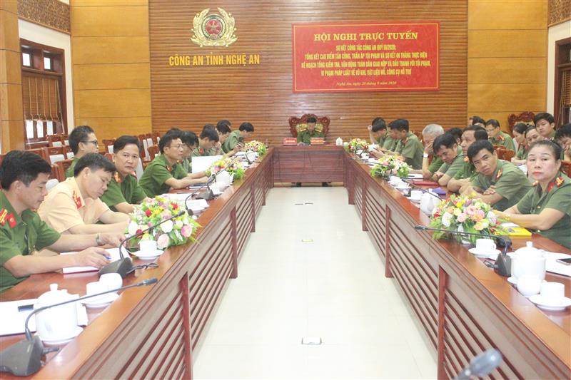 Bộ Công an tổ chức Hội nghị trực tuyến Sơ kết công tác Công an Quý III/2020