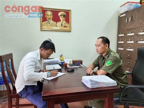 Công an xã Nghĩa Thuận, TX Thái Hòa Chủ động bám cơ sở để phòng, chống tội phạm