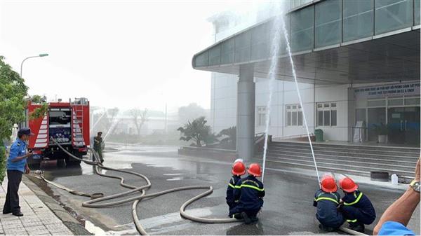 Diễn tập phương án chữa cháy và cứu hộ - cứu nạn