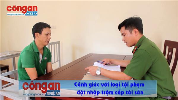 Cảnh giác với loại tội phạm đột nhập trộm cắp tài sản