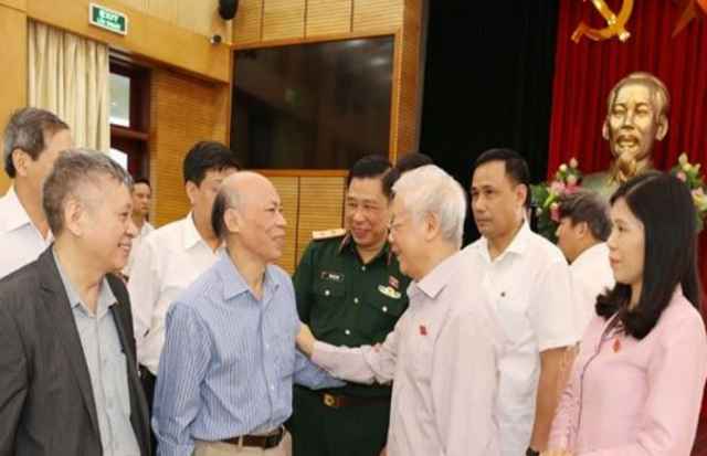 Tổng Bí thư, Chủ tịch nước Nguyễn Phú Trọng tiếp xúc cử tri