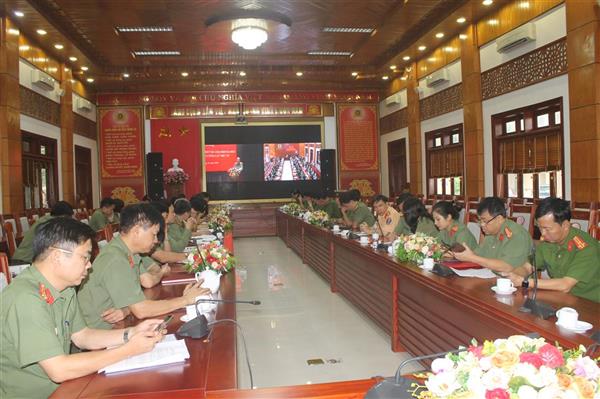 Thông báo nội dung kết quả Đại hội Đảng bộ Công an Trung ương lần thứ VII