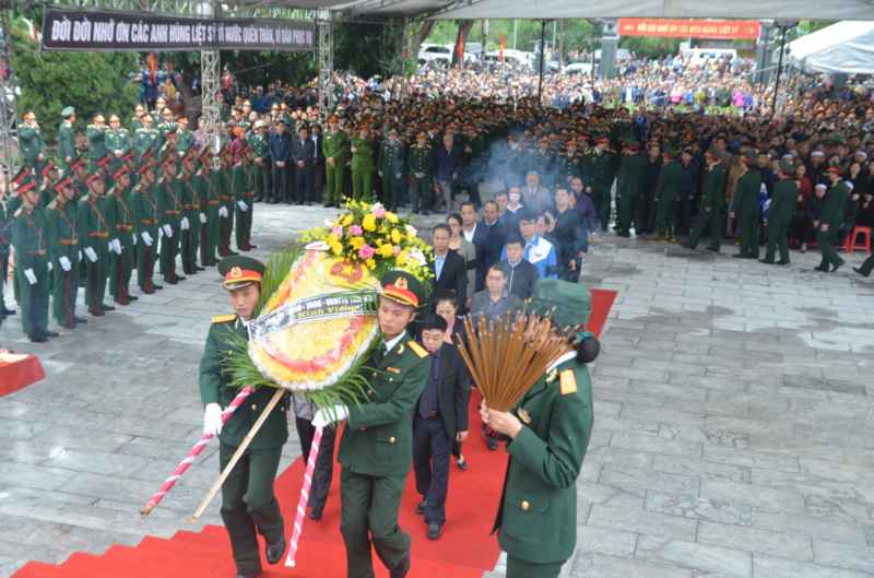Nghi Lộc: Lễ an táng liệt sỹ, Thượng tá Nguyễn Tiến Dũng