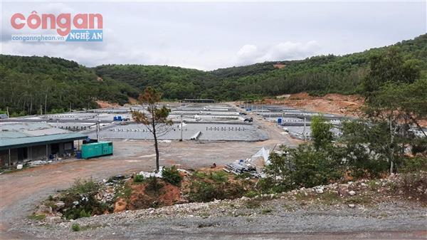 Kiểm tra việc đào ao nuôi tôm trái phép tại xã Quỳnh Lập