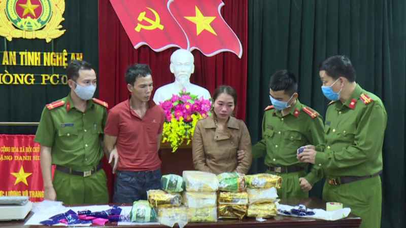 Hai đối tượng cùng số ma túy bị thu giữ