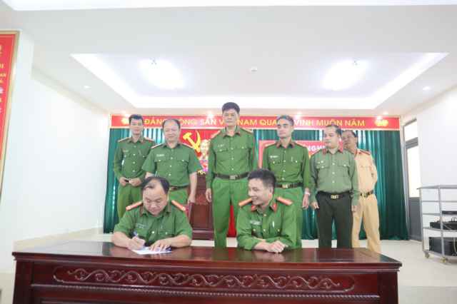 Công an Kỳ Sơn tập huấn công tác cải cách hành chính