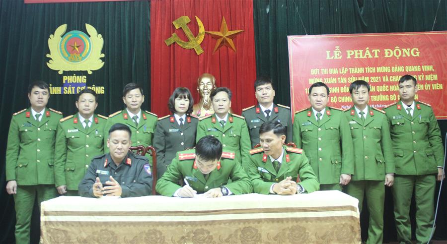 Phát động thi đua lập thành tích chào mừng Đảng quang vinh, mừng xuân Tân Sửu năm 2021
