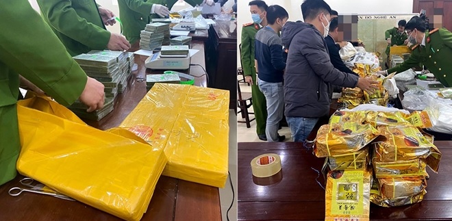 Tang vật bị thu giữ