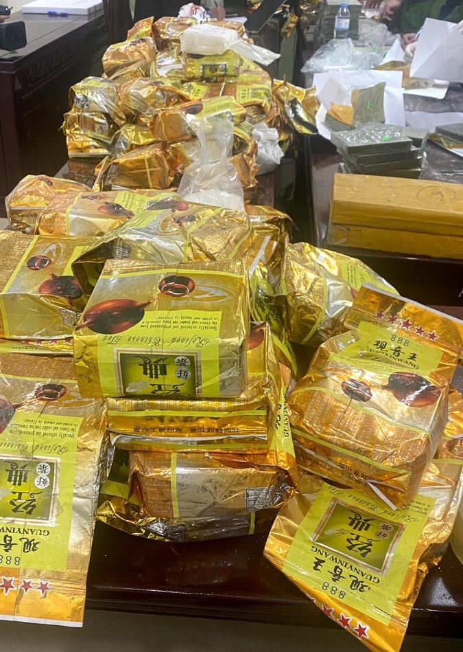 Tang vật bị thu giữ