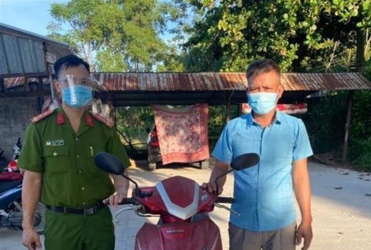 Nhận lại phương tiện sau 9 năm bị mất