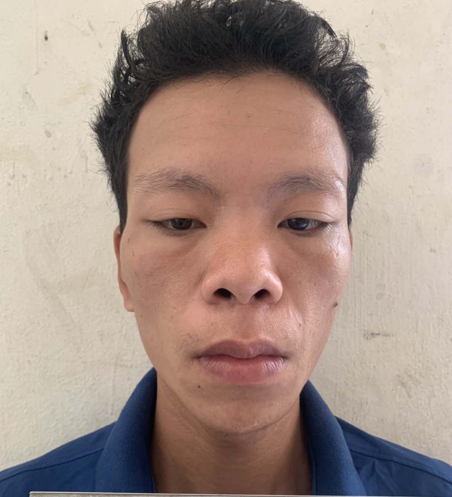 Đối tượng Hoàng Trung Nam bị Công an Nghĩa Đàn bắt vì buôn bán lẻ ma túy