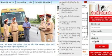 Người dân có thể làm thủ tục đăng ký, khai báo phương tiện online kể từ ngày 21/7/2021