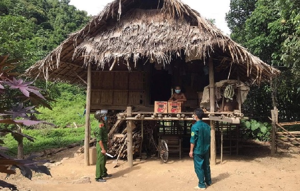 Công an huyện Kỳ Sơn chủ động phòng, chống dịch Covid-19