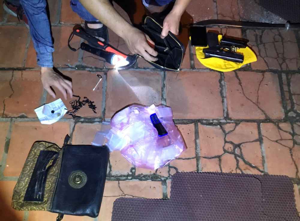 Tang vật thu giữ tại hiện trường