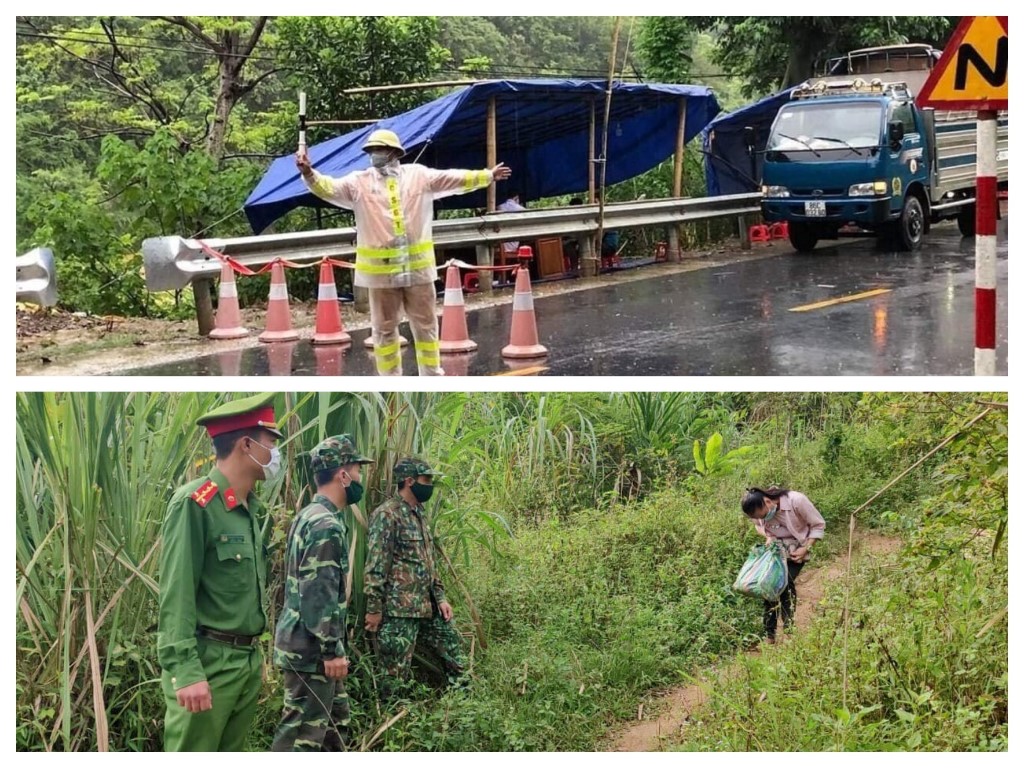 Công an Kỳ Sơn đảm bảo quân số trực chốt và phối hợp lực lượng chức năng kiểm soát ở các đường mòn lối mở khu vực biên giới