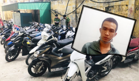 Công an thành phố Vinh triệt xóa ổ nhóm gây ra 35 vụ trộm xe mô tô