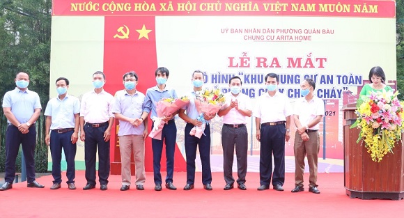 Mô hình 'Khu chung cư an toàn về phòng cháy, chữa cháy' đầu tiên trên địa bàn tỉnh