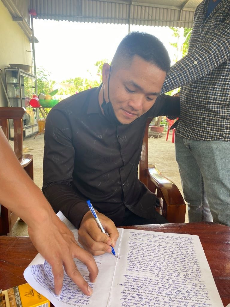 Đối tượng Đoàn Văn Hứa bị Công an Nam Đàn bắt quả tang về hành vi tàng trữ trái phép chất ma túy
