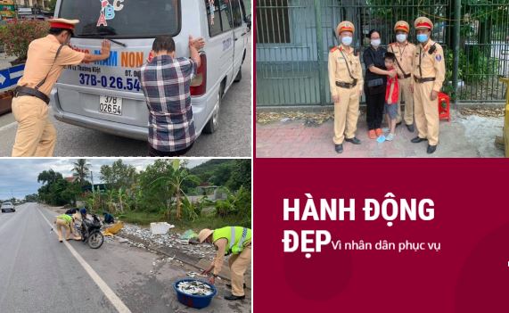 Lan tỏa nhiều hành động đẹp trong Công an Nghệ An