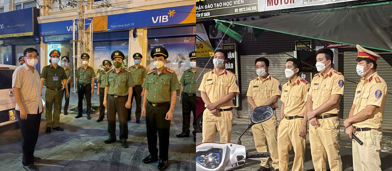 Cũng trong đêm 22/8/2021, Công an tỉnh đã thành lập 13 tổ tuần tra, kiểm soát lưu động phòng, chống dịch trên các tuyến, địa bàn thuộc thành phố Vinh