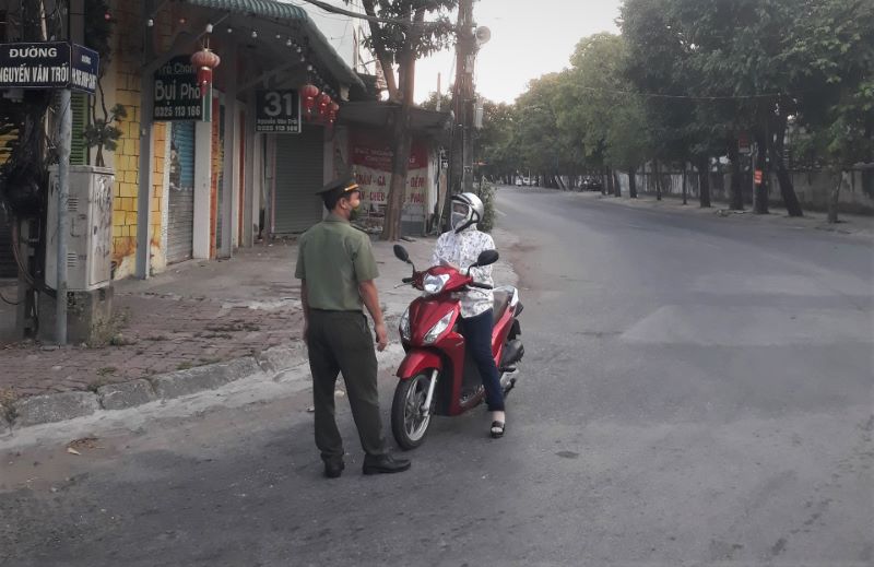 Tại một điểm chốt vào rạng sáng ngày 23/8/2021
