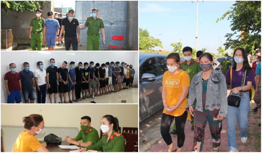 Công an Nghệ An: Phá chuyên án 'Tổ chức đánh bạc và đánh bạc'