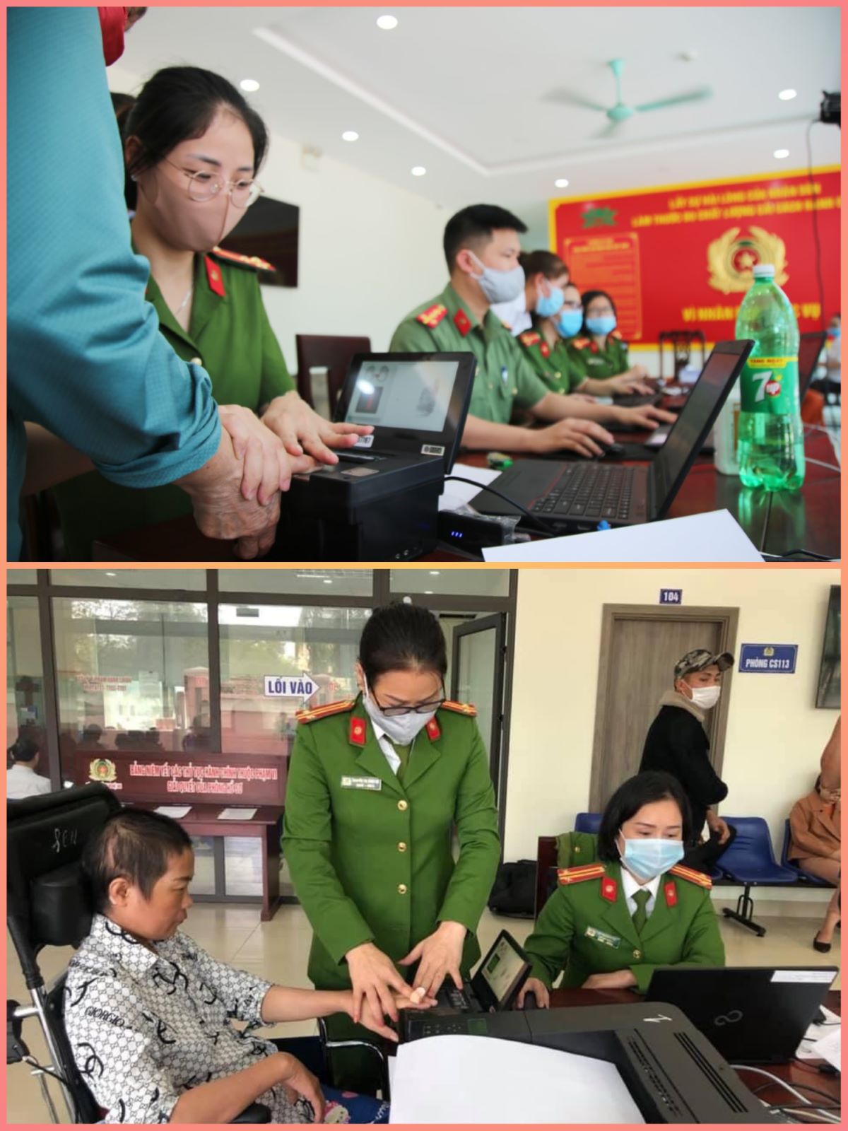 Hàng nghìn lượt nữ cán bộ chiến sĩ Công an Nghệ An thức ngày cày đêm trong chiến dịch cấp căn cước công dân và số hóa dữ liệu dân cư