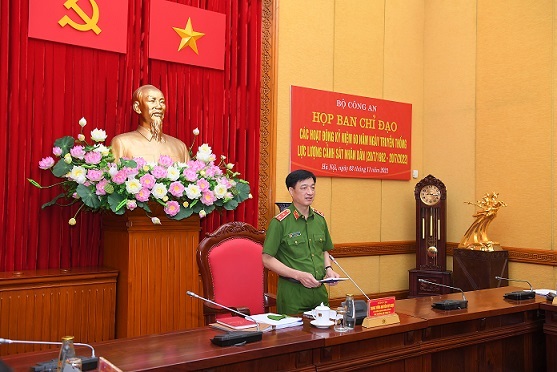 Ban Chỉ đạo các hoạt động kỷ niệm 60 năm Ngày truyền thống lực lượng Cảnh sát nhân dân họp phiên thứ hai