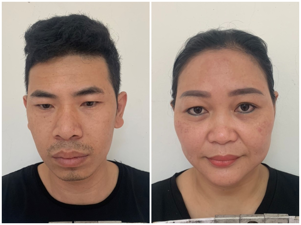 Các đối tượng cầm đầu Tô Văn Cường và Bùi Thị Huyền Trang
