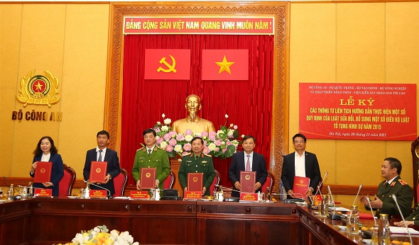 Văn bản quy phạm pháp luật liên quan đến công tác công an ban hành trong tháng 11/2021