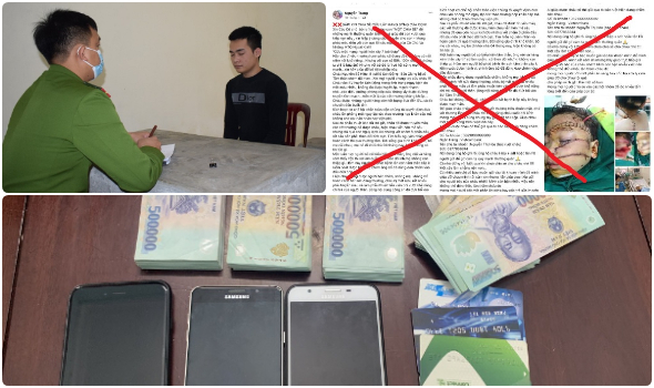 Bắt giữ kẻ bịa đặt thông tin, kêu gọi từ thiện, lừa đảo, chiếm đoạt tài sản của hơn 1.600 nạn nhân