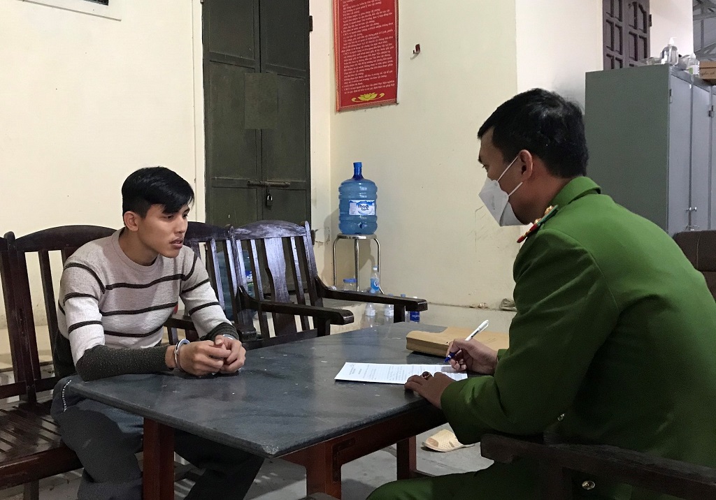 Đối tượng Nguyễn Xuân Trường tại Cơ quan Công an