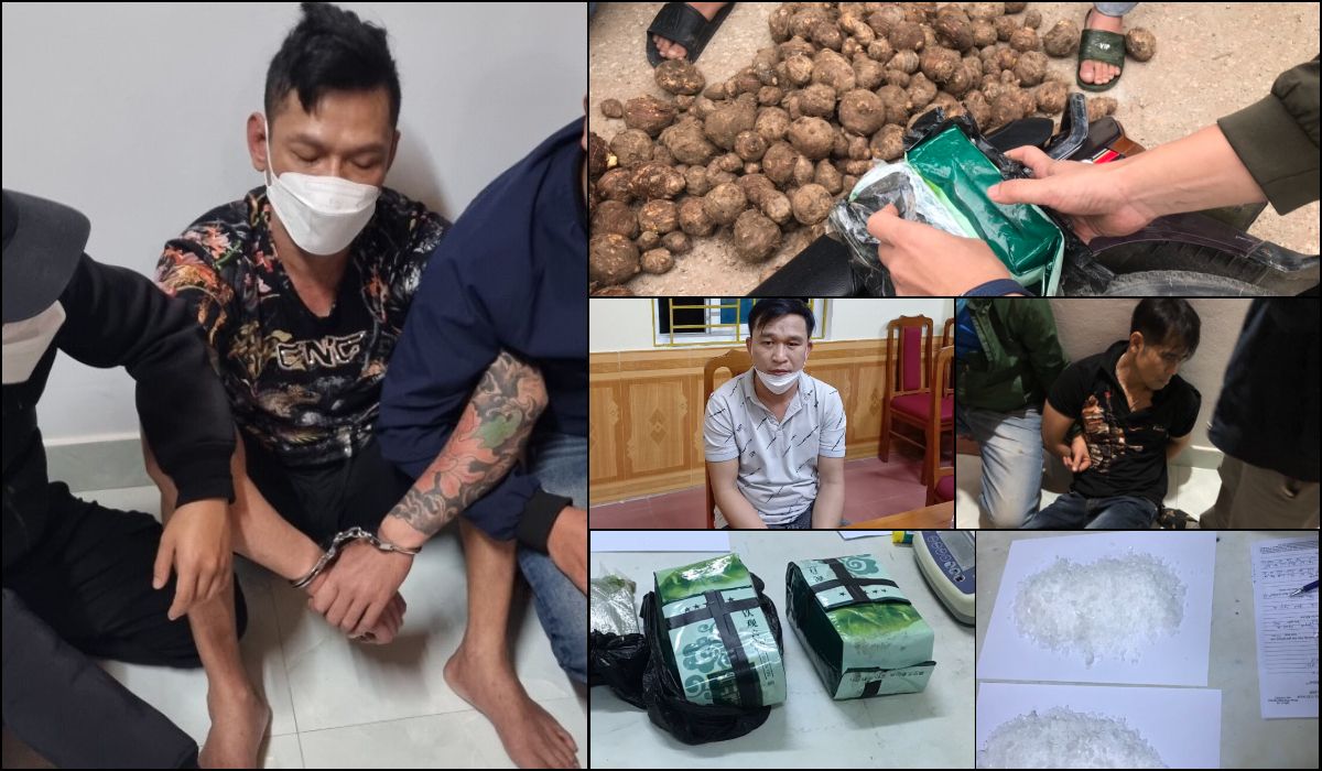Phá chuyên án, bắt 04 đối tượng mua bán trái phép chất ma tuý, thu giữ 04kg ketamine, 01 bánh hêrôin