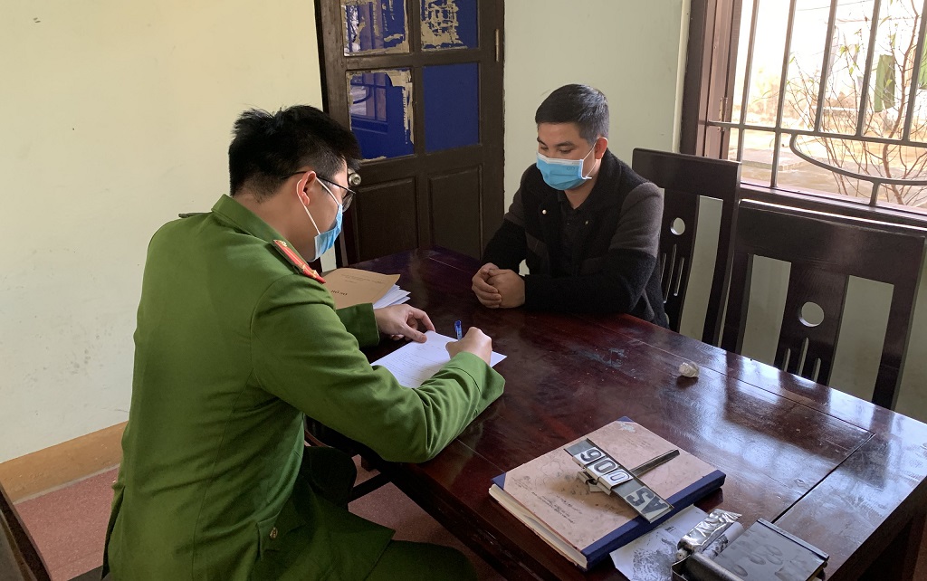 Cơ quan Công an làm việc với Phan Viết Đại