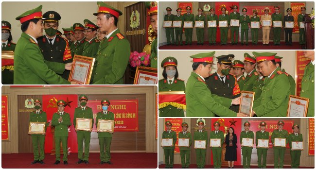 Công an huyện Nghi Lộc triển khai chương trình công tác năm 2022