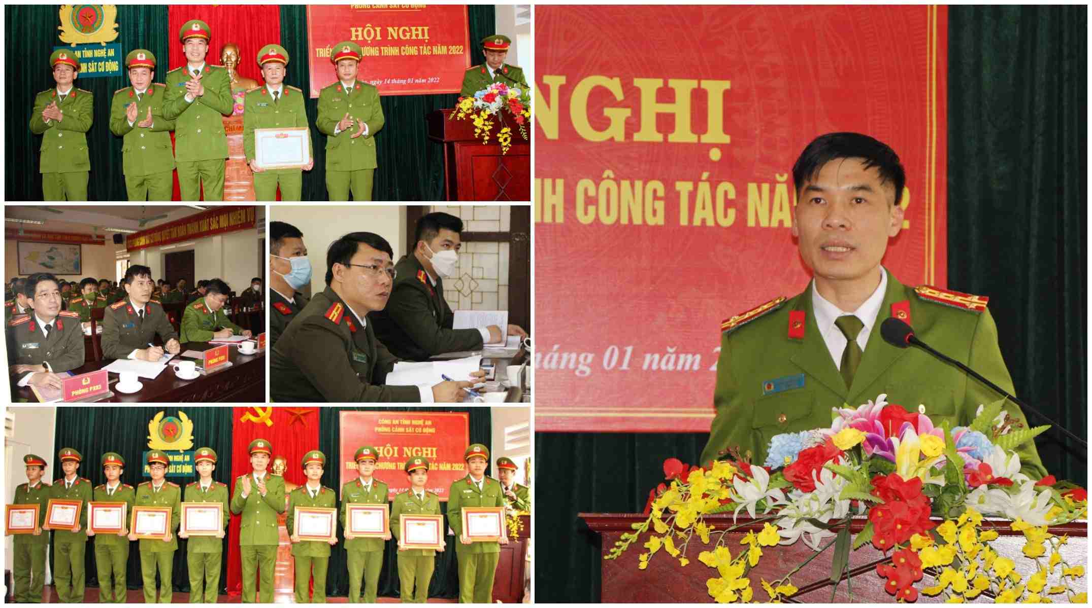 Phòng Cảnh sát cơ động triển khai chương trình công tác năm 2022