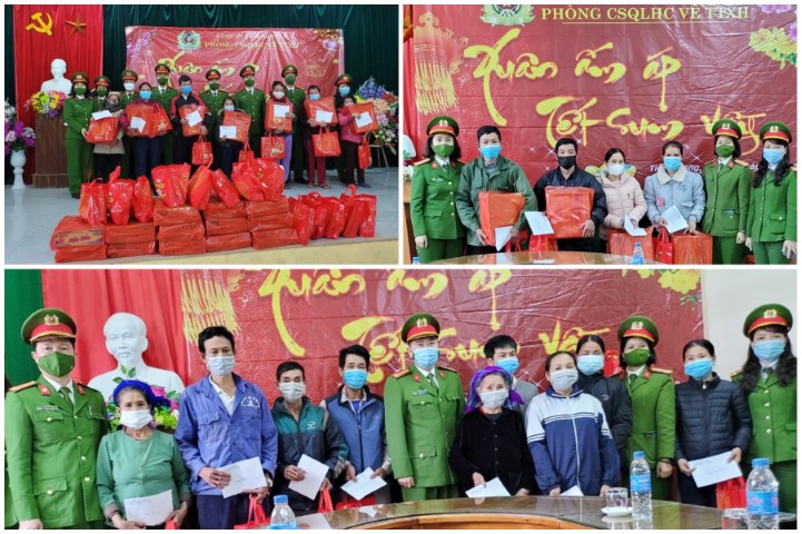 Nhiều phần quà trao tặng đồng bào nghèo huyện Quế Phong đón Tết