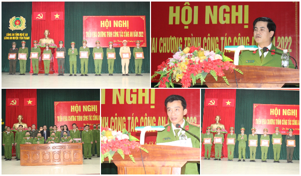 Công an huyện Yên Thành triển khai công tác năm 2022
