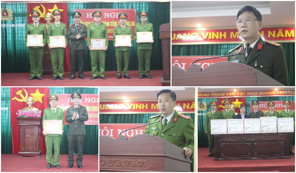 Công an huyện Thanh Chương triển khai chương trình công tác năm 2022