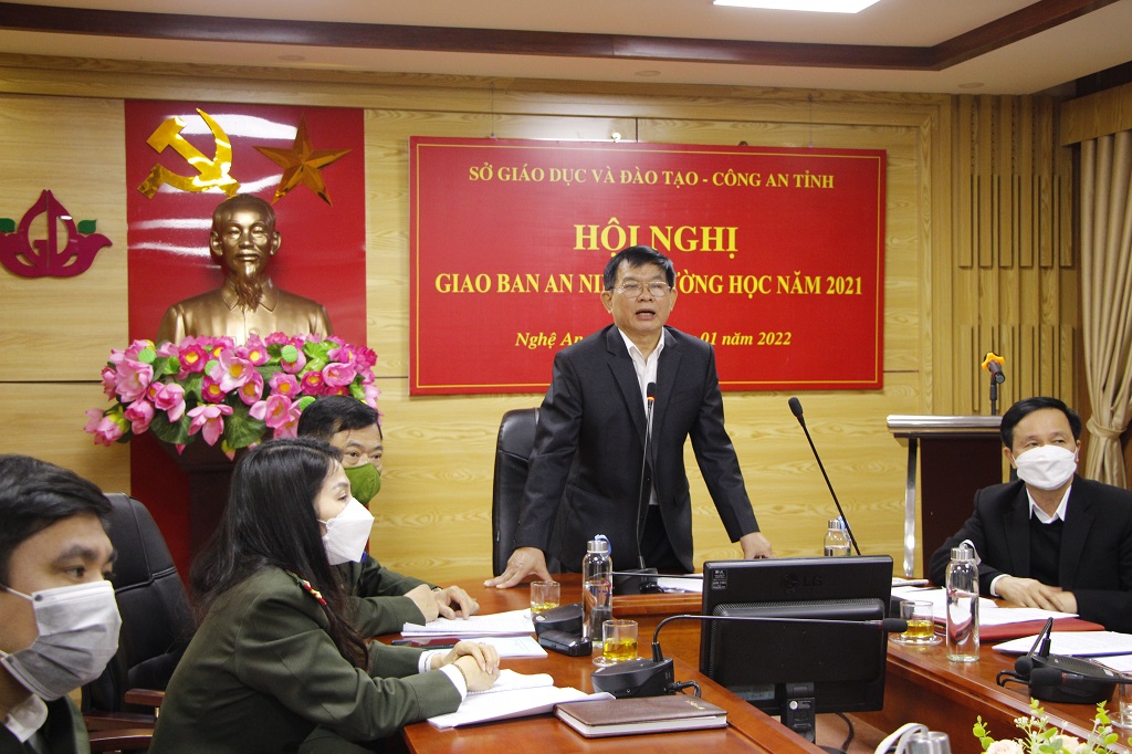 Đồng chí Đào Công Lợi, Phó Giám đốc Sở GD&ĐT kết luận Hội nghị