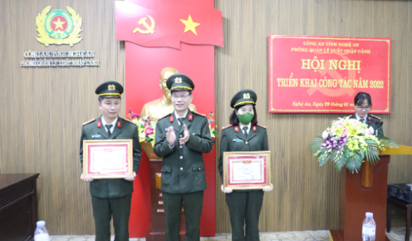 Phòng Quản lý xuất nhập cảnh triển khai chương trình công tác năm 2022