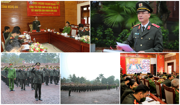 Giao ban trực tuyến công tác bảo đảm an ninh trật tự Tết Nguyên đán Nhâm Dần 2022