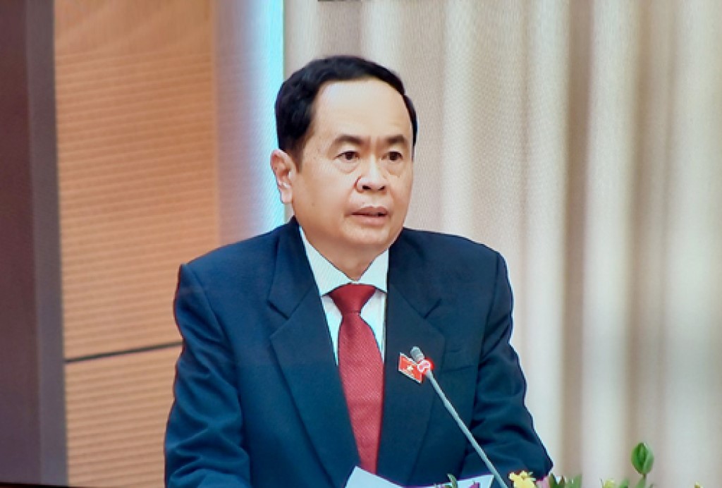 Phó Chủ tịch Thường trực Quốc hội Trần Thanh Mẫn khẳng định bảo vệ, chăm sóc và giáo dục trẻ em là sự nghiệp có ý nghĩa nhân văn sâu sắc, bảo đảm cho sự phát triển của đất nước. Ảnh: VGP/Nguyễn Hoàng