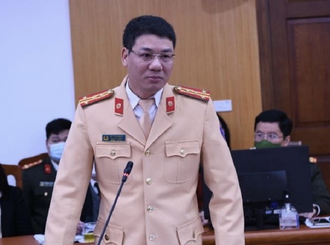 Đại tá Đỗ Thanh Bình Phó Cục trưởng Cục Cảnh sát giao thông.