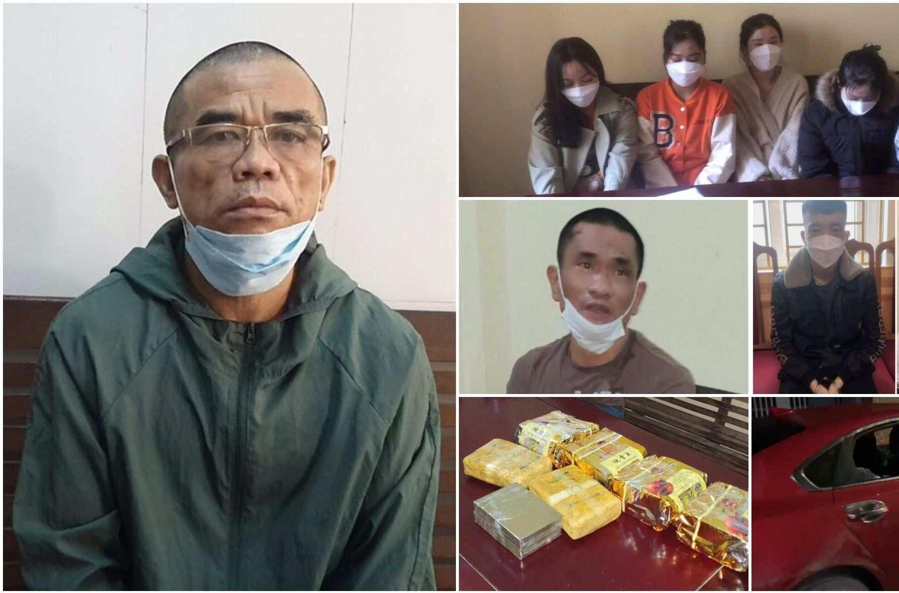 Phá 02 chuyên án ma tuý lớn, bắt 09 đối tượng, thu giữ hơn 04kg ma tuý đá, 02 bánh hêrôin